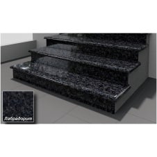 Гранітні сходинки Лабрадорит чорні