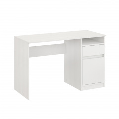 Стіл письмовий Компаніт Німфея альба Аспірант 120.4х75.4х53.4 см Білий Доманівка