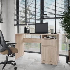 Стол письменный Аспирант Компанит 120.4х 75.4х 53.4 см Дуб сонома Новомосковск