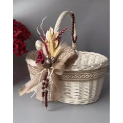 Пасхальная корзина “украинский минимализм”, 34 см Вараш