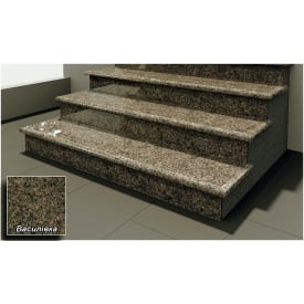 Гранітні сходинки Василівка (Василівський) зелено-коричневі