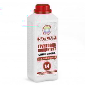 Грунтовка - концентрат силиконовая Skyline Silicone Primer 1:4 глубокопроникающая 2 л Белый (2661909966)