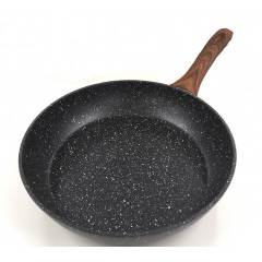 Сковорода с антипригарным мраморным покрытием Benson BN-522 20 cм Черный Киев