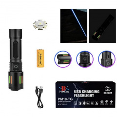 Ліхтар акумуляторний ручний X-BALOG BL-611-TG АКБ 26650 Black Київ