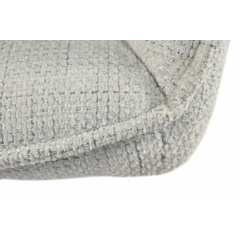 Стілець обідній з підлокітниками та спинкою Осло М-235, для кухні, їдальні, фактурна тканина Папірус/капучино, 850х600х610 мм Київ