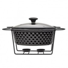 Мармит керамический на подставке 3,5 л 33х28,5х10 см Kamille KM-6427