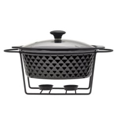 Мармит керамический на подставке 3,5 л 33х28,5х10 см Kamille KM-6427 Лубны