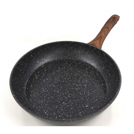 Сковорода с антипригарным мраморным покрытием Benson BN-522 20 cм Черный