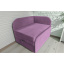 Крісло-ліжко дитяче Tobi Sho Діксі м'яке розкладне правостороннє велюр Fiore Grape, 950х750х700 мм Київ