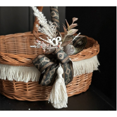 Пасхальная корзина “этно минимализм”, 33х25 см Броды