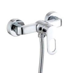 Змішувач для душу Lidz Latwa 010 з душовим гарнітуром хром (LDLAT010CRM45416) Бровари