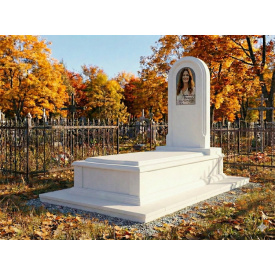 Комплект пам'ятника з мармурового піщаника елітний