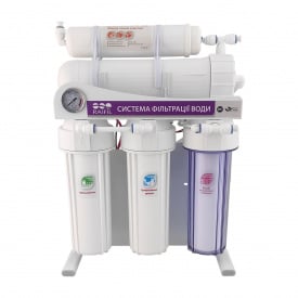 Фільтр зворотнього осмосу Raifil 500G - 3/8 10" Slim з манометром