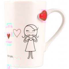 Чашка Led Love Is D 360 мл Белый (7133177) Самбор