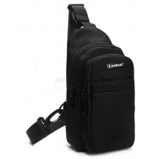 Мужская сумка LANPAD 16x27x9 см Черный (LAN35001 black)