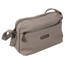 Женская сумка на плечо Borsacomoda 24x18x10 см Бежевый (2614339711)