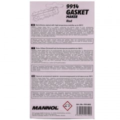 Герметик Mannol Gasket Maker Red 9914 85 г Красный Королёво