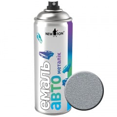 Автоемаль New Ton Металік 640 Сріблястий 400 мл Київ