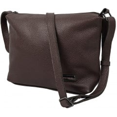 Жіноча сумка наплічна Borsacomoda 21x11x29 см Темно-коричневий (810.037) Київ