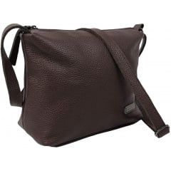 Жіноча сумка наплічна Borsacomoda 21x11x29 см Темно-коричневий (810.037) Київ