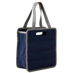 Сумка-шопер складана No Brand Clevaful 20 л 38x36x18 см Синій (2856156104) Київ