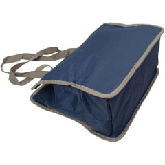 Сумка-шопер складана No Brand Clevaful 20 л 38x36x18 см Синій (2856156104) Київ