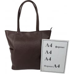 Женская сумка Borsacomoda 36x13x40 см Темно-коричневый (2860877210) Братское