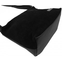 Сумка жіноча наплічна Borsacomoda 20x11x29 см Чорний (2860023316) Київ