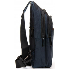 Чоловіча сумка слінг LANPAD 17x30x9 см Синій (2513870065) Броди