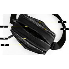 Женская наплечная сумка Confident 28x11x23 см Черный (2197329027) Золотоноша