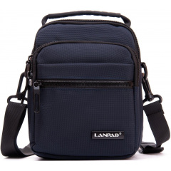 Сумка мужская на плечо LANPAD 15x19x8 см Синий (2569337158) Червоноград