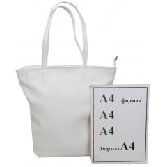 Женская сумка Borsacomoda 39x36x12 см Белый (2693033915) Ровно