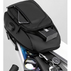 Чоловіча сумка-слінг Confident 29x18x13 см Чорний (1832014933) Київ