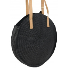 Женская плетенная сумка Esmara 30x30x6 см Черный (2797462542) Шостка