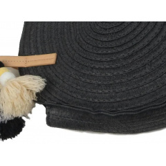 Женская плетенная сумка Esmara 30x30x6 см Черный (2797462542) Шостка