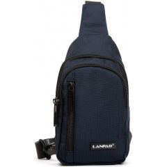Мужская сумка через плечо LANPAD 15x20x8 см Синий (2619409999) Ахтырка
