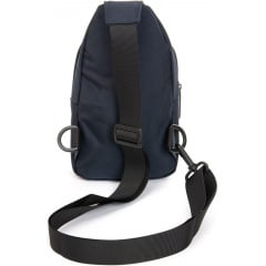 Сумка мужская через плечо LANPAD 14x20x8 см Синий (2618939663) Хмельницкий