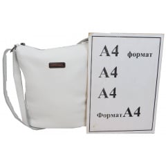 Жіноча сумка на плече Borsacomoda 25x22x11 см Білий (2694291098) Київ