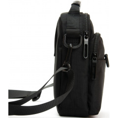 Сумка чоловіча через плече LANPAD 20x8x15 см Чорний (LAN7685 black) Кременчук