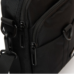 Сумка чоловіча через плече LANPAD 20x8x15 см Чорний (LAN7685 black) Кременчук
