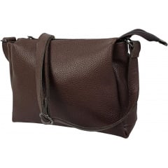 Сумка жіноча наплічна Borsacomoda 31x19.5x9 см Темно-коричневий (2860029529) Київ