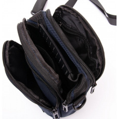 Мужская сумка на плечо LANPAD 15x19x8 см Синий (2569318106) Иршава