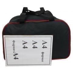 Сумка спортивна Santander Uefa Champion's League 30L 28x44x25 см Чорний (2771001737) Житомир