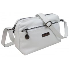 Жіноча сумка на плече Borsacomoda 24x18x10 см Білий (2695170660) Київ