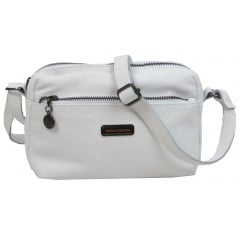 Жіноча сумка на плече Borsacomoda 24x18x10 см Білий (2695170660) Київ