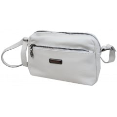 Жіноча сумка на плече Borsacomoda 24x18x10 см Білий (2695170660) Київ