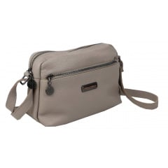 Жіноча сумка на плече Borsacomoda 24x18x10 см Бежевий (2614339711) Київ