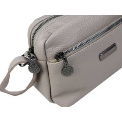 Жіноча сумка на плече Borsacomoda 24x18x10 см Бежевий (2614339711) Київ