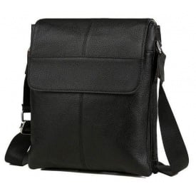 Чоловіча сумка месенджер Tiding Bag 28x4x24 см Чорний (570361036)