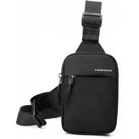 Чоловіча сумка-слінг Confident 12x3x17 см Чорний (SATN02-2042A)